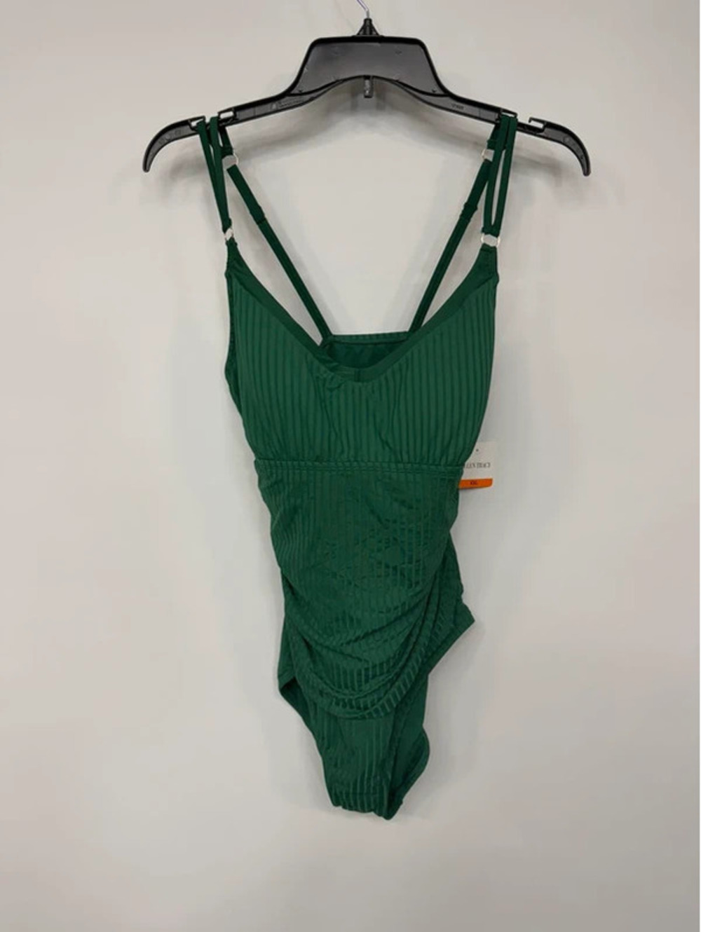 Ellen Tracy Women's Green One-Piece Swimsuit XXL